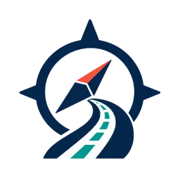 Compass and pathway icon representing career direction and progress